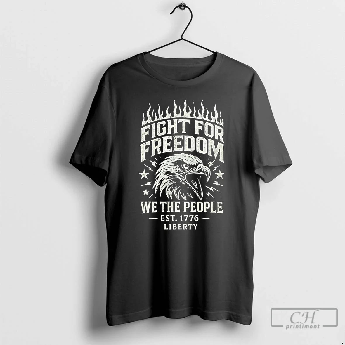 Premium Fight For Freedom We The People Est 1776 Liberty T Shirts