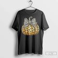 Premium Leopard Pumpkin Preppy Ghost Boo Spooky Coquette Halloween T Shirts