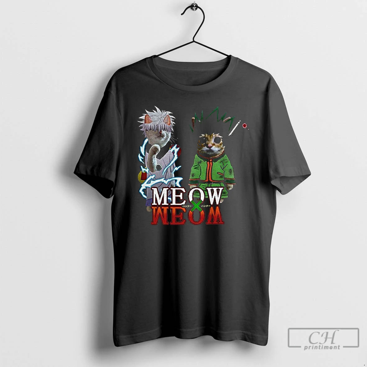 Premium Meowxmeow Hxh Gonxkillua Cat Anime
