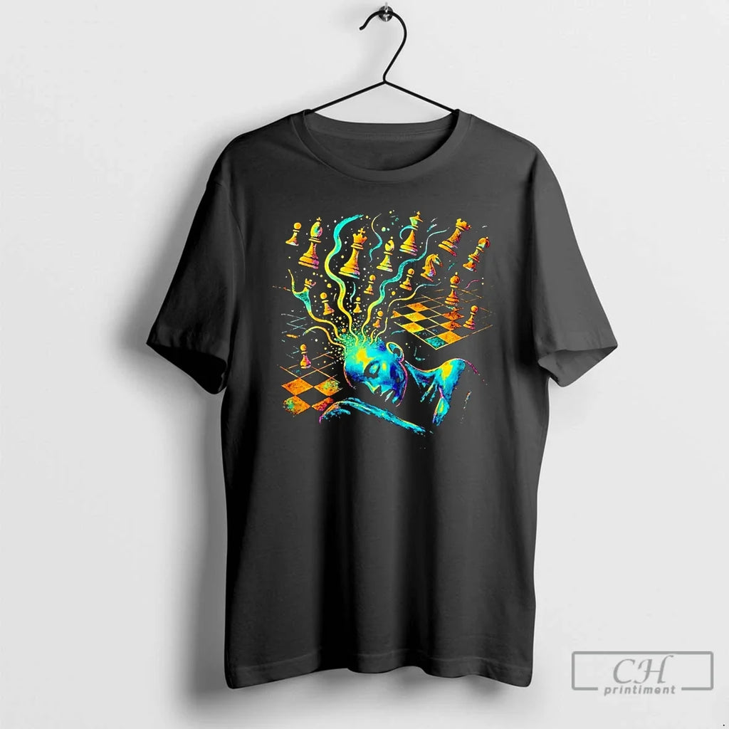 Premium Psychedelic Chess Dream 2025 T Shirts
