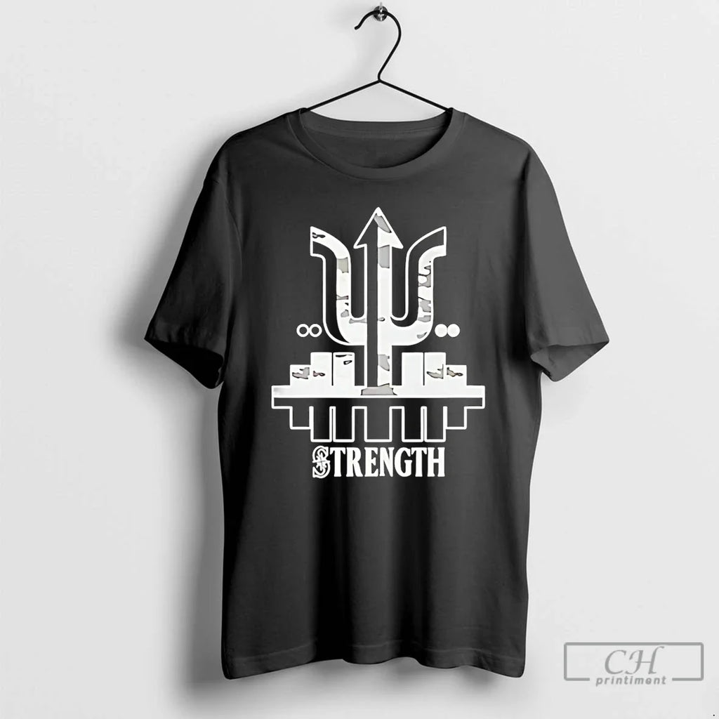 Premium Seattle Mariners Cal Raleigh Wearing Strength T Shirts