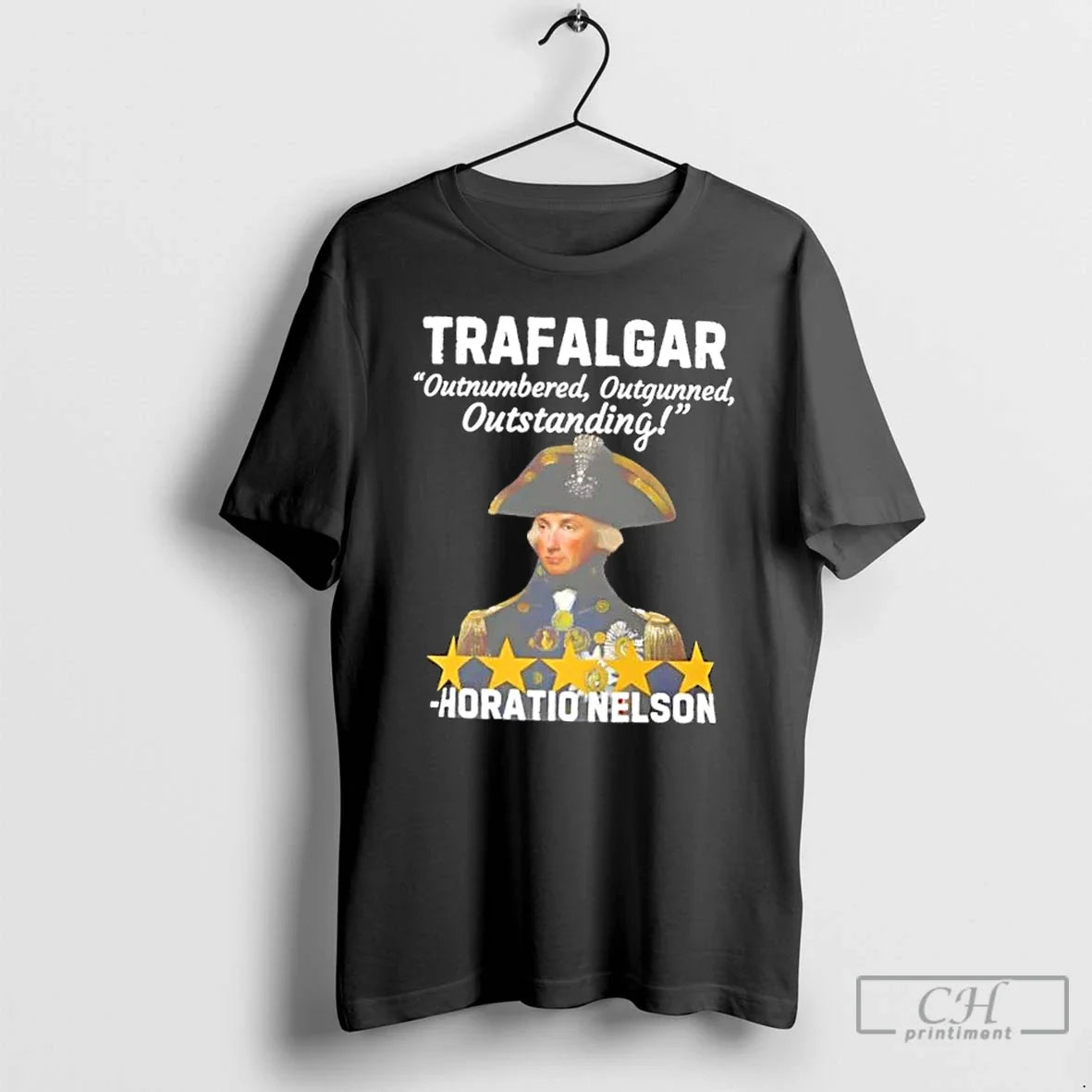 Premium Trafalgar Review Outnumbered Outgunned Outstanding Horatio Nelson T Shirts