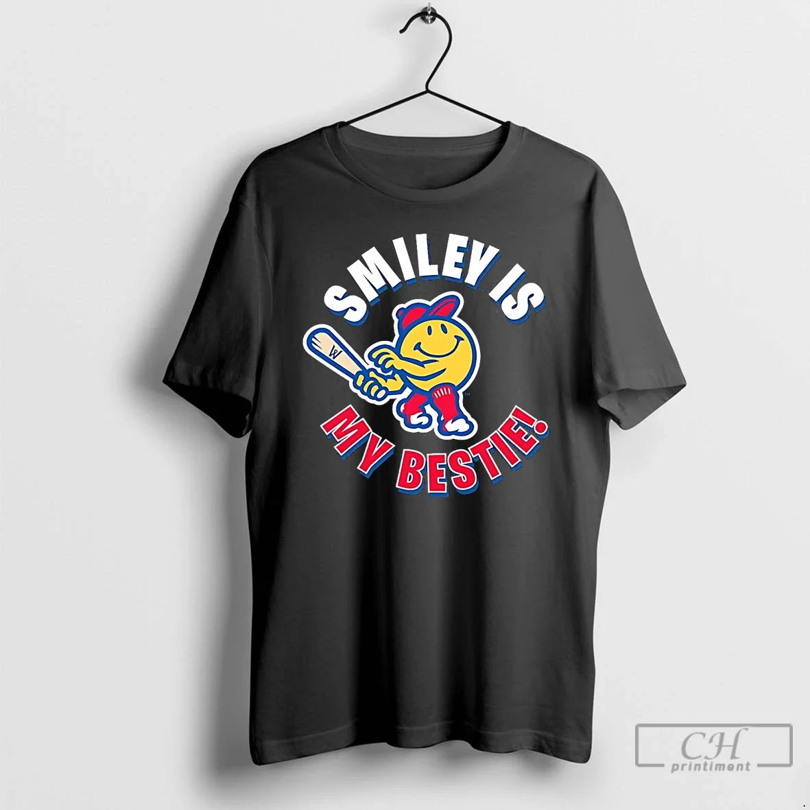 Premium Worcester Red Sox Smiley Is My Bestie T Shirts