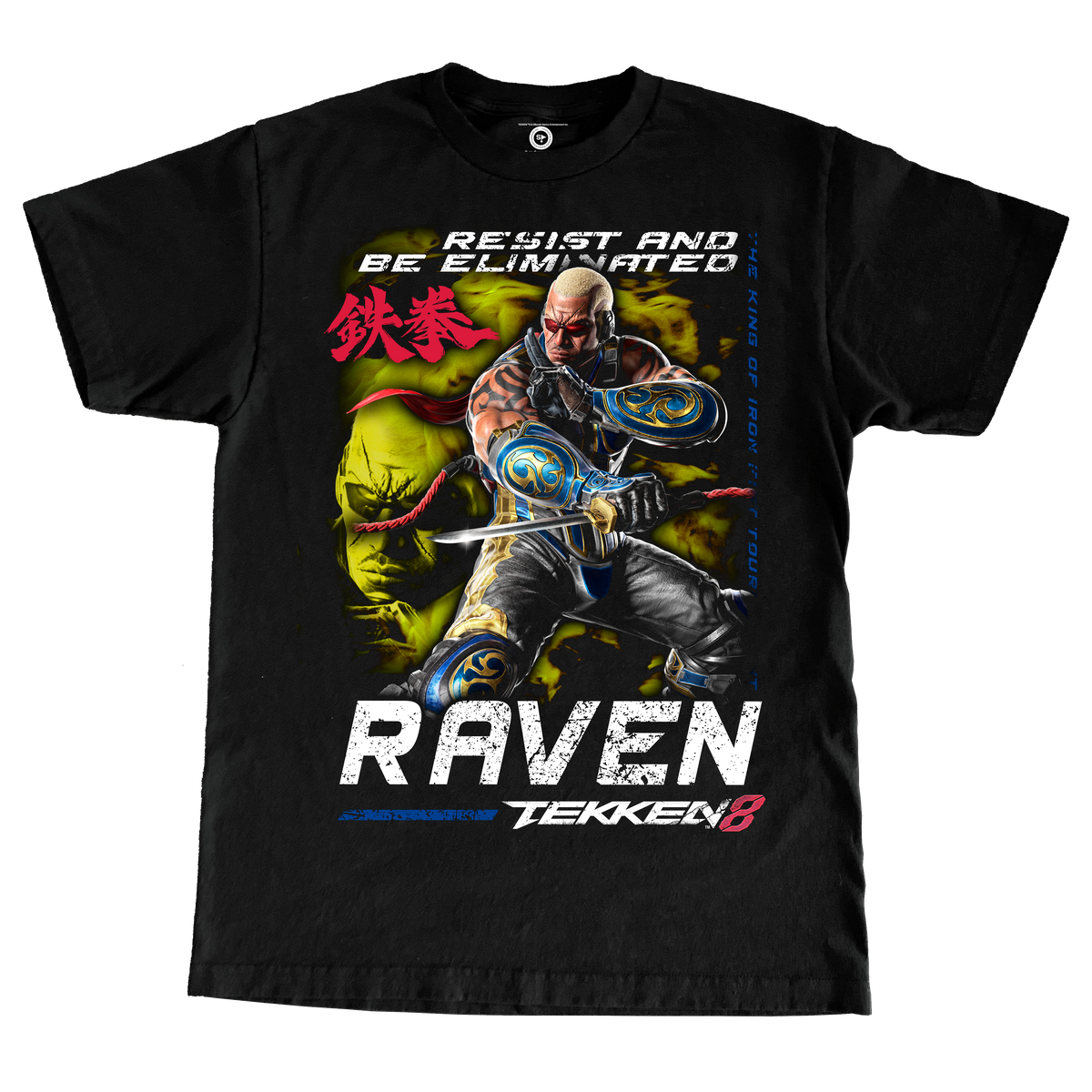 TEKKEN 8 RAVEN LARGE PRINT TSHIRT