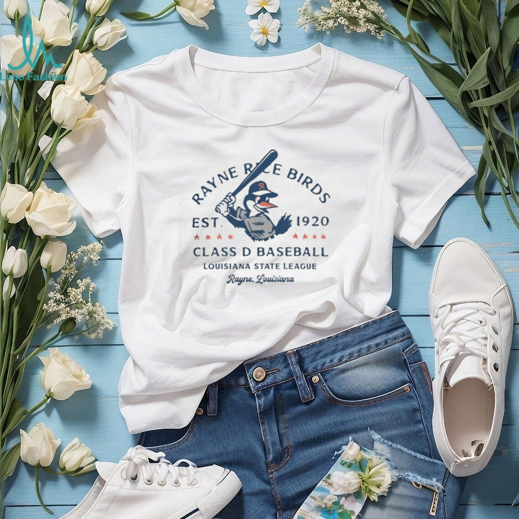 Rayne Rice Birds Louisiana Vintage Defunct Baseball Teams T Shirt