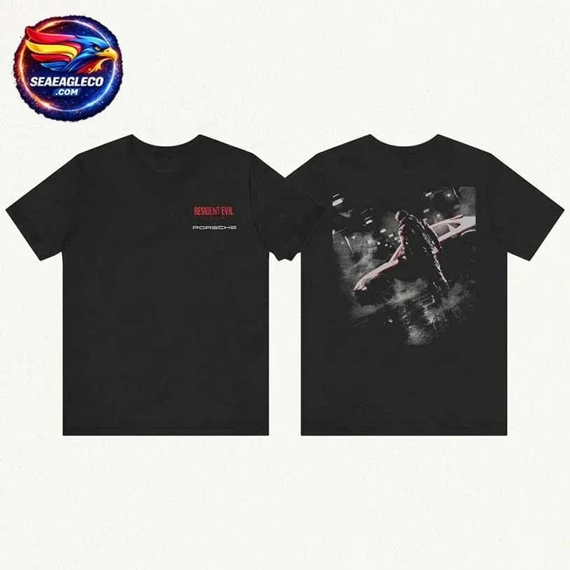 Resident Evil Requiem Porsche Two Sided Shirt Unisex