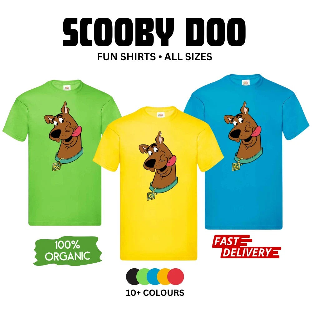 SCOOBY DOO CARTOON FUNNY FAMILY RETRO PRESENT MEN WOMEN UNISEX TSHIRT Unisex