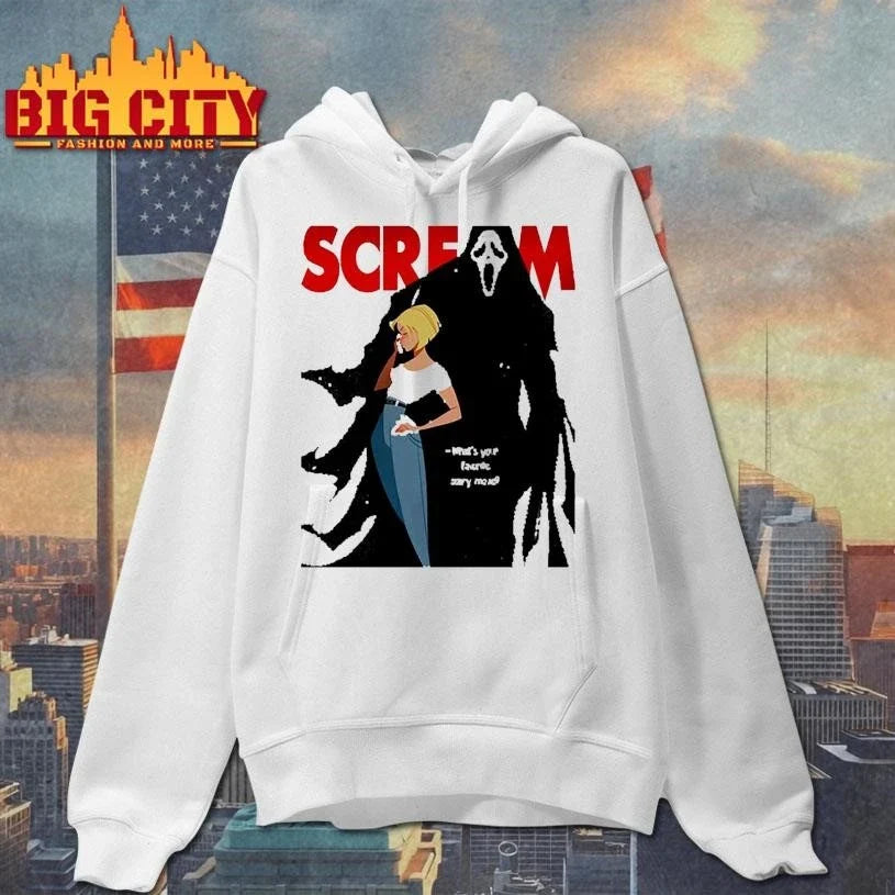 Scream Concept Poster What’s Your Favorite Scary Movie Shirt Unisex
