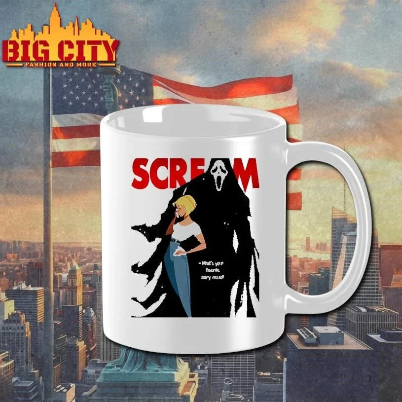 Scream Concept Poster What’s Your Favorite Scary Movie Shirt Unisex
