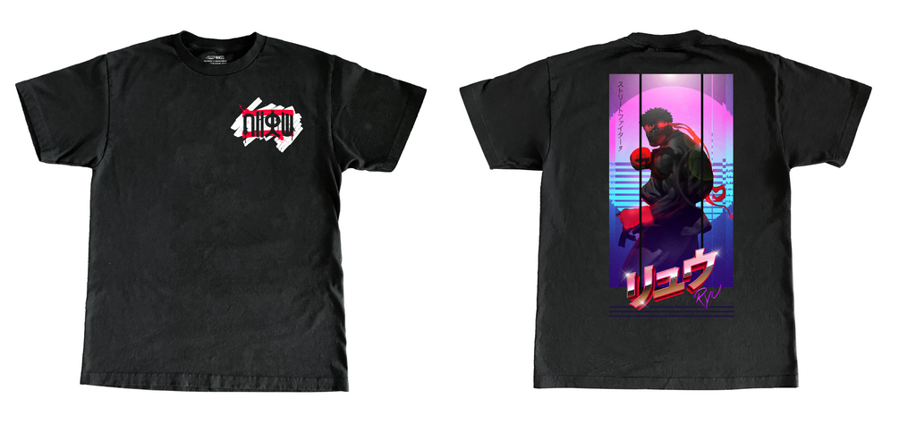 CAPCOM STREET FIGHTER RYU RETRO TSHIRT