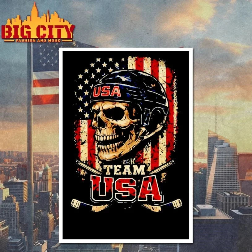 Skull Usa Hockey olympic 2026 Unisex