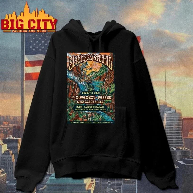 Slightly Stoopid Aug 8 2026 Red Rocks Amphitheatre Morrison CO Poster Shirt Unisex