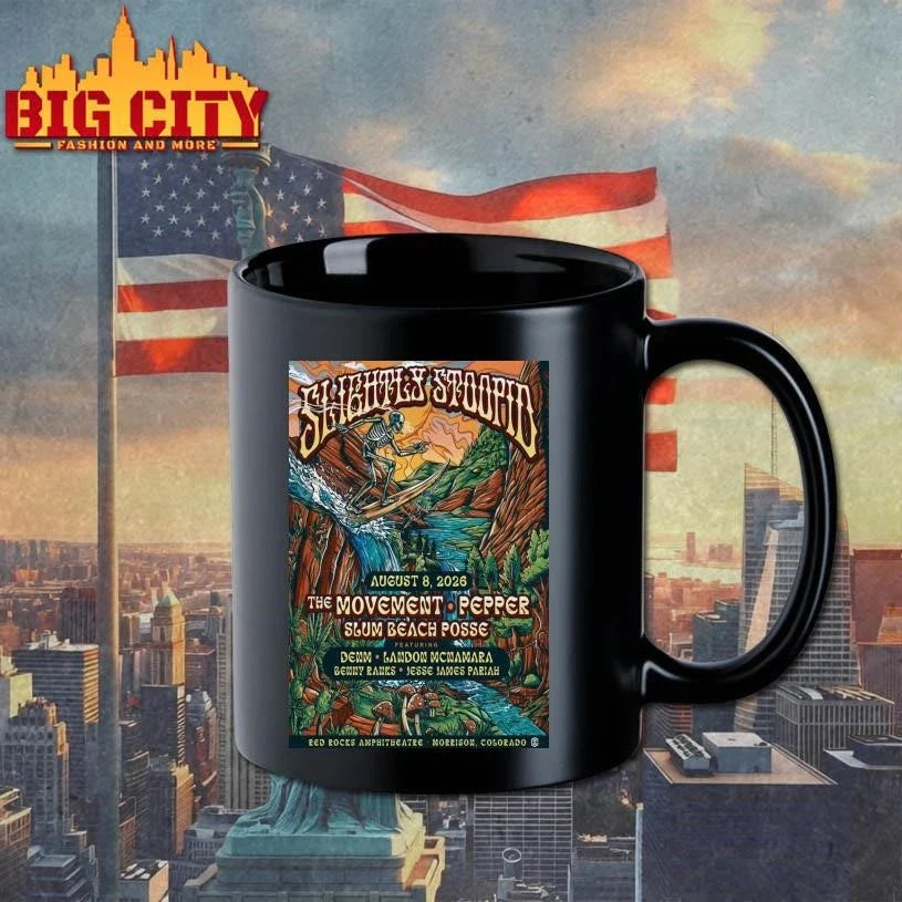Slightly Stoopid Aug 8 2026 Red Rocks Amphitheatre Morrison CO Poster Shirt Unisex