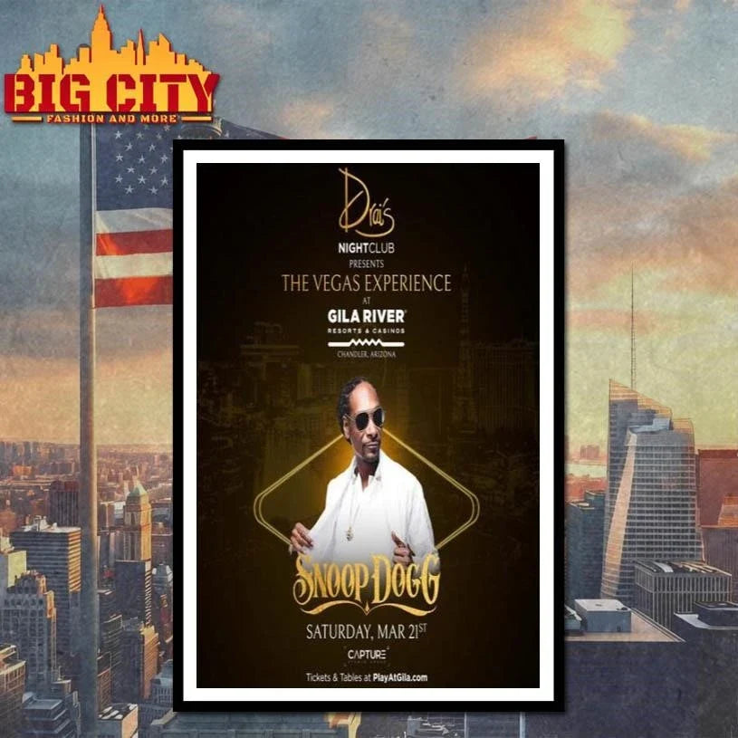Snoop Dogg Mar 21 2026 Gila River Resorts Casinos Chandler AZ Tour Poster Shirt Unisex