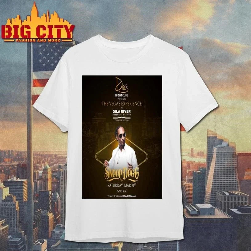 Snoop Dogg Mar 21 2026 Gila River Resorts Casinos Chandler AZ Tour Poster Shirt Unisex