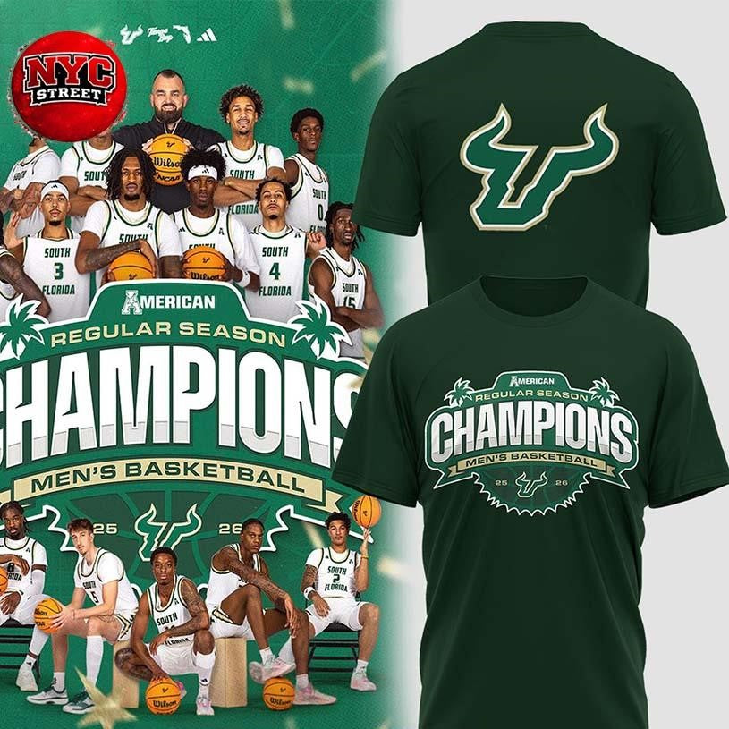 South Florida Bulls Regular Season Champions 2026 Celebration Two Sided Shirt Unisex