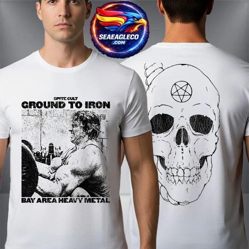 Spite Cult Ground To Iron Bay Arena Heavy Metal Two Sided Shirt Unisex