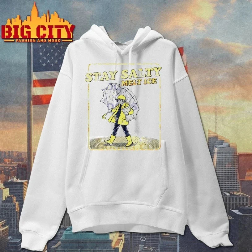 Stay Salty Melt Ice Vintage Rain Girl Unisex