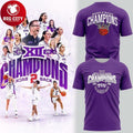 TCU Horned Frogs Big 12 Conference 2026 Back 2 Back Champs Two Sided Shirt Unisex