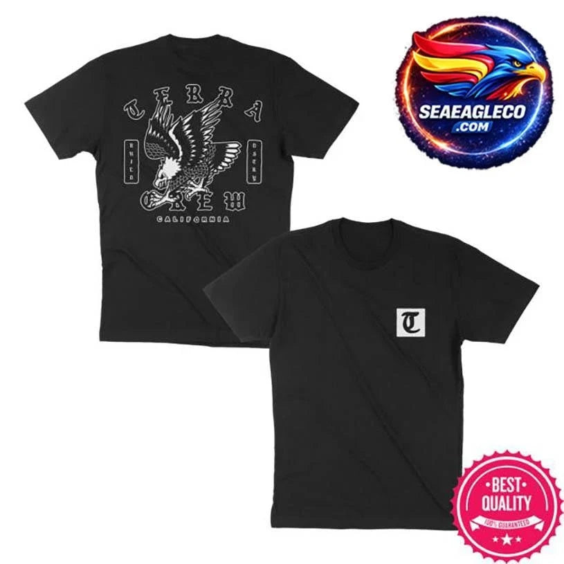 Terry Crew Eagle Black Two Sided Shirt Unisex
