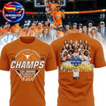 Texas Longhorns SEC Champions 2026 Women’s Basketball Two Sided Shirt Unisex
