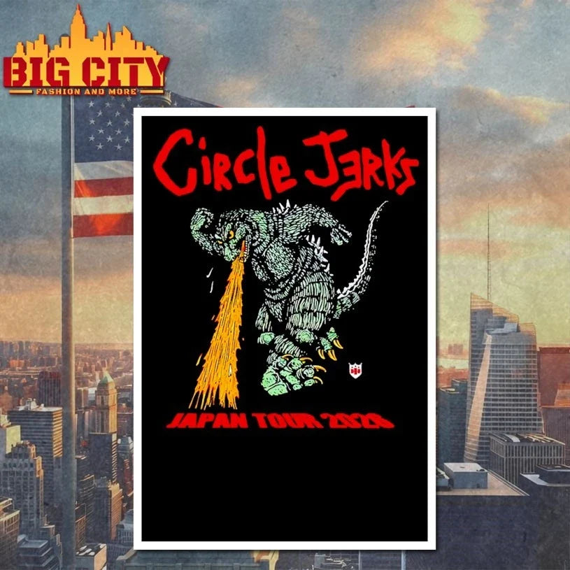 The Circle Jerks Japan Tour 2026 Godzilla Unisex