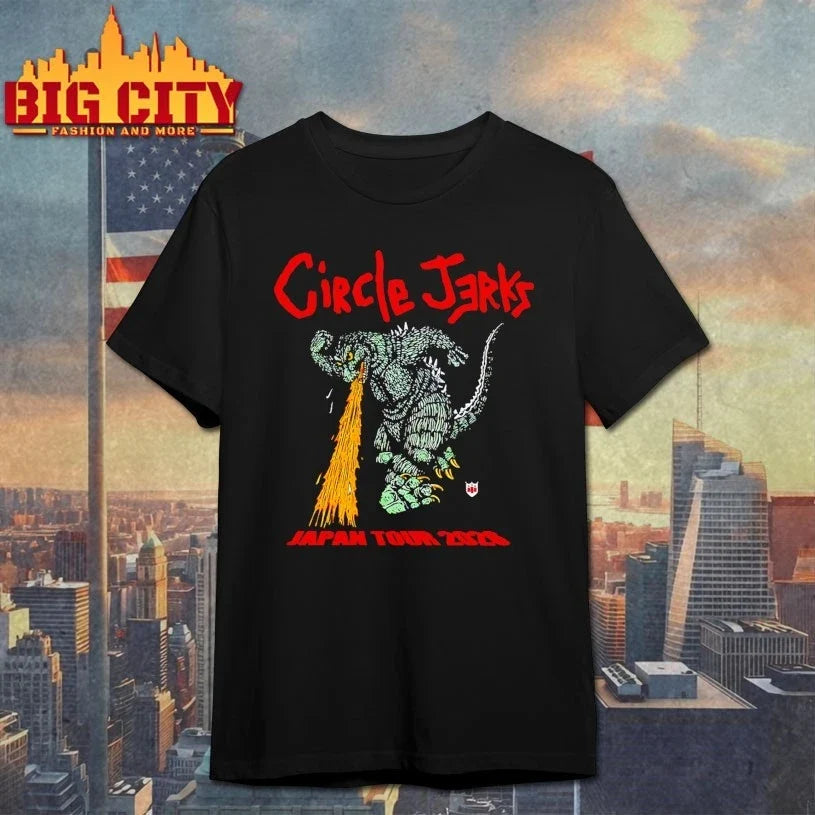 The Circle Jerks Japan Tour 2026 Godzilla Unisex