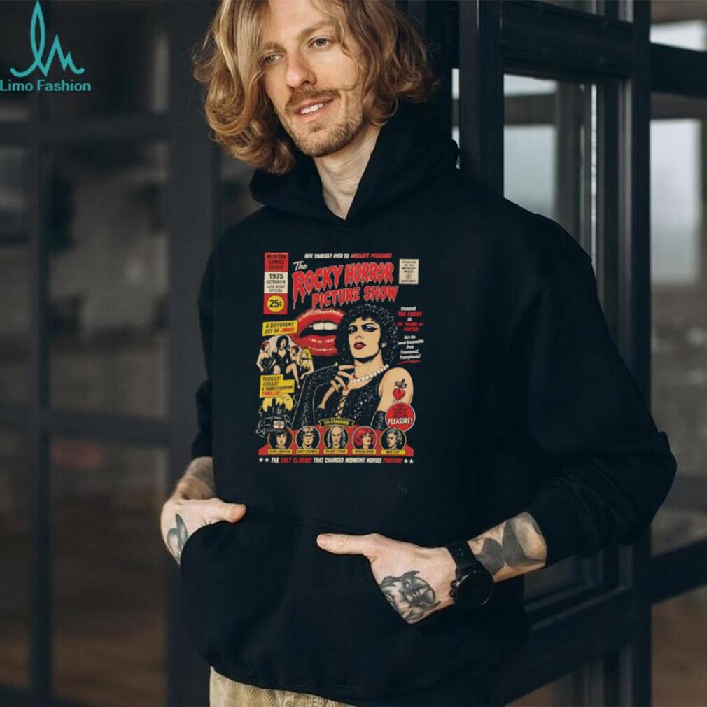 The Rocky Horror Picture Show magazine cover style vintage shirt