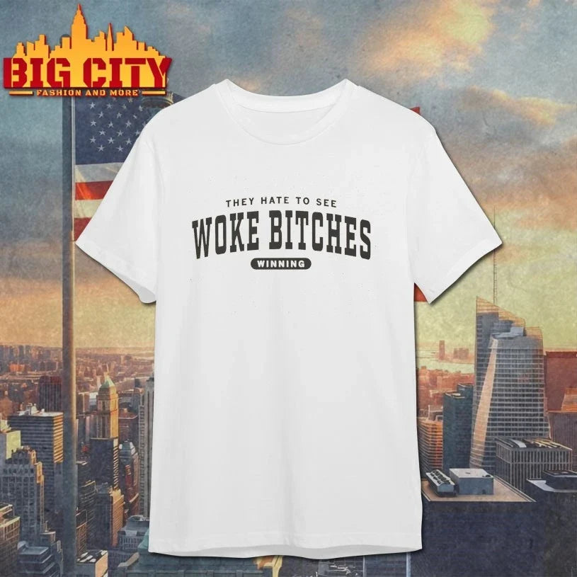 They Hate to see Woke Bitches Ringer Unisex