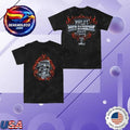Three 6 Mafia Ridin On Chrome Mineral Black Two Sided Shirt Unisex