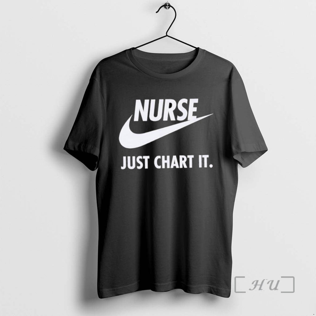 Trending Nurse Just Chart It Logo