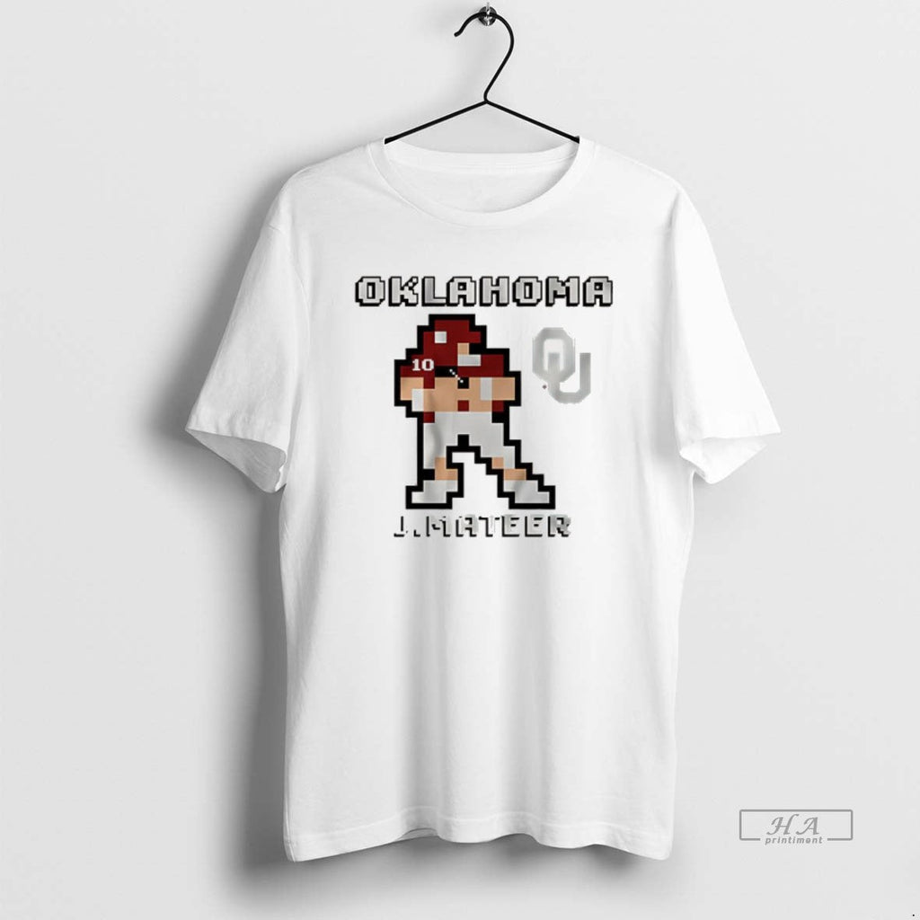 Trendy John Mateer Oklahoma Football Retro Baller 8 Bit Style