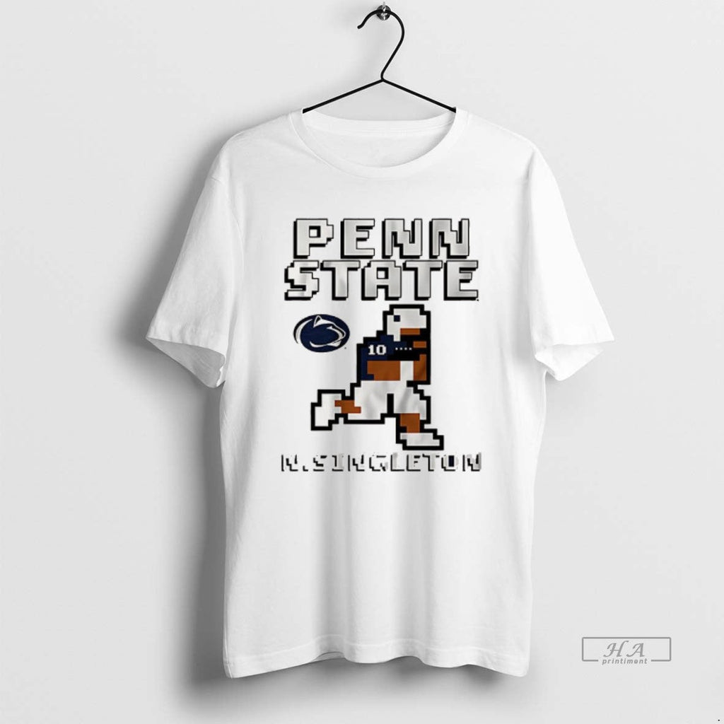 Trendy Nick Singleton Penn State Nittany Lions Football Retro Baller 8 Bit Style