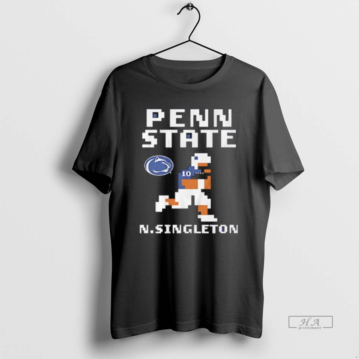 Trendy Penn State Football Nicholas Singleton Retro Baller Graphic