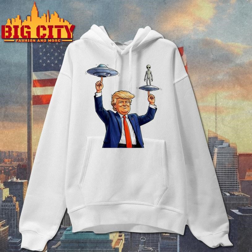 Trump Alien UFO Balancing Shirt Unisex