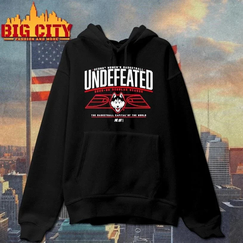 UConn Huskies WBB Undefeated 2025-26 Regular Season Shirt Unisex