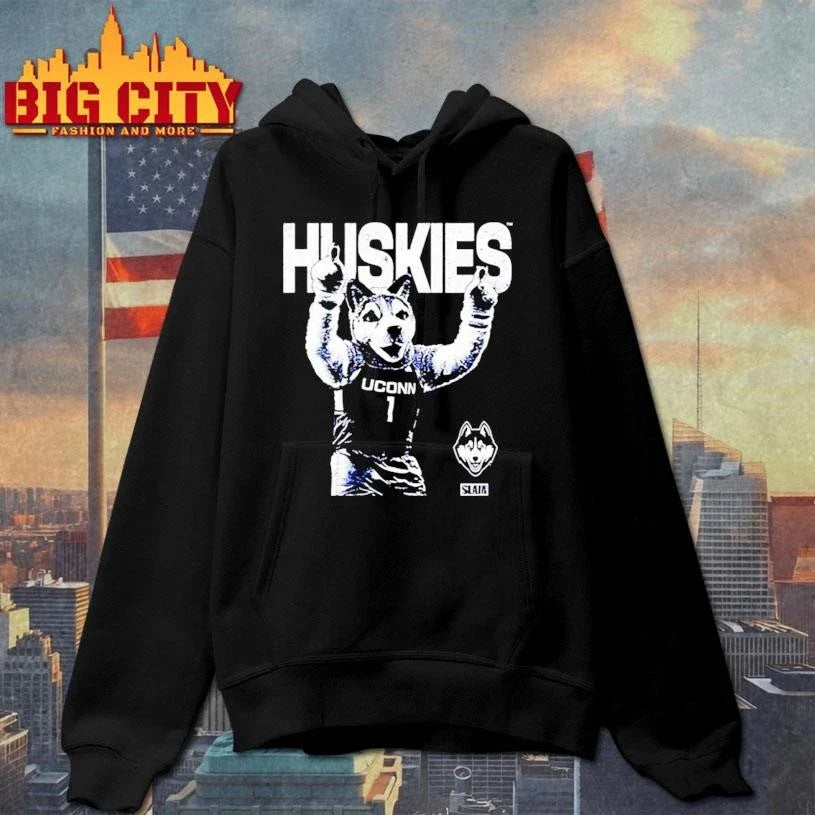 UConn Huskies mascot mode Slam Shirt Unisex