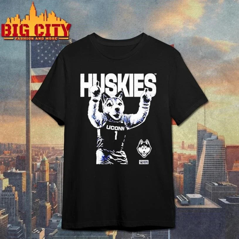 UConn Huskies mascot mode Slam Shirt Unisex