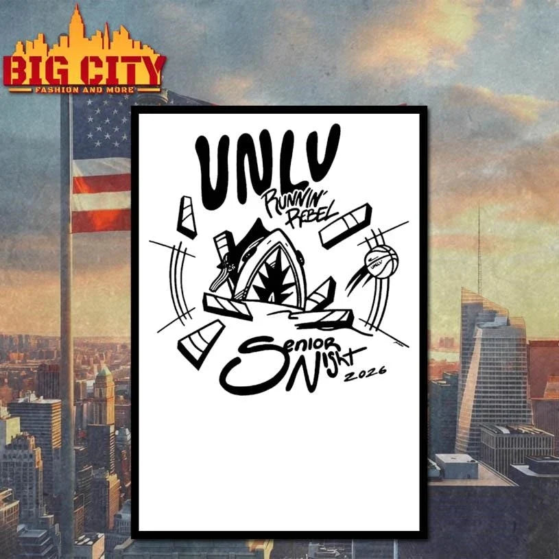 UNLV Basketball Senior Night 2026 Shirt Unisex