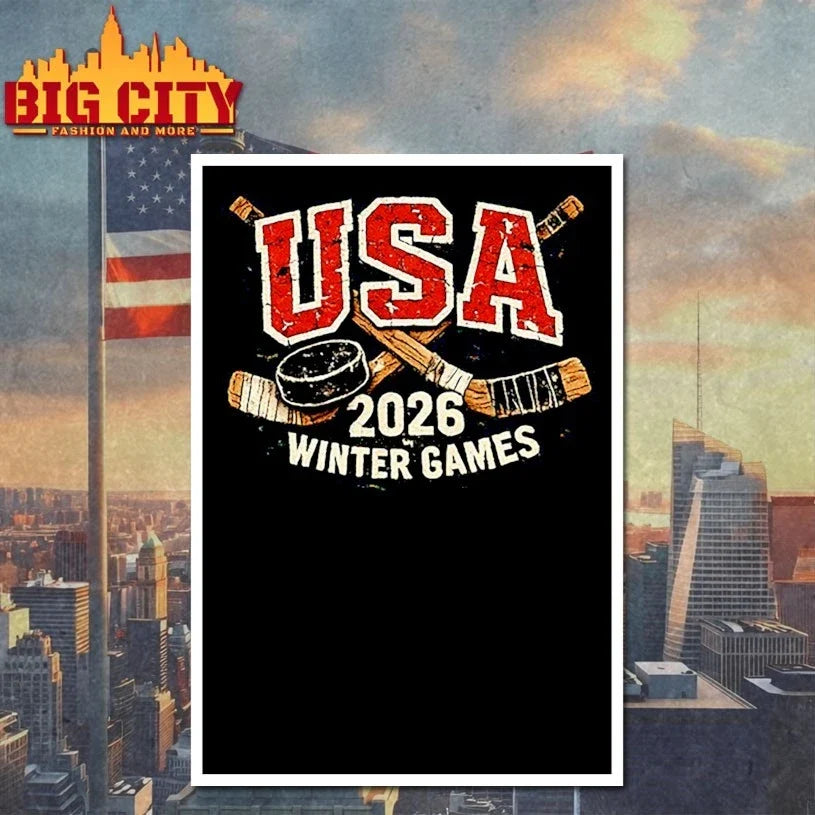USA Hockey 2026 Winter Games vintage Unisex