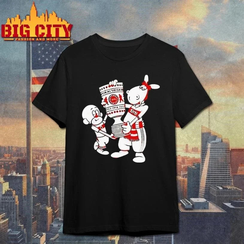 Vfb Pokal Final Affle Und Pferdle Cartoon Shirt Unisex