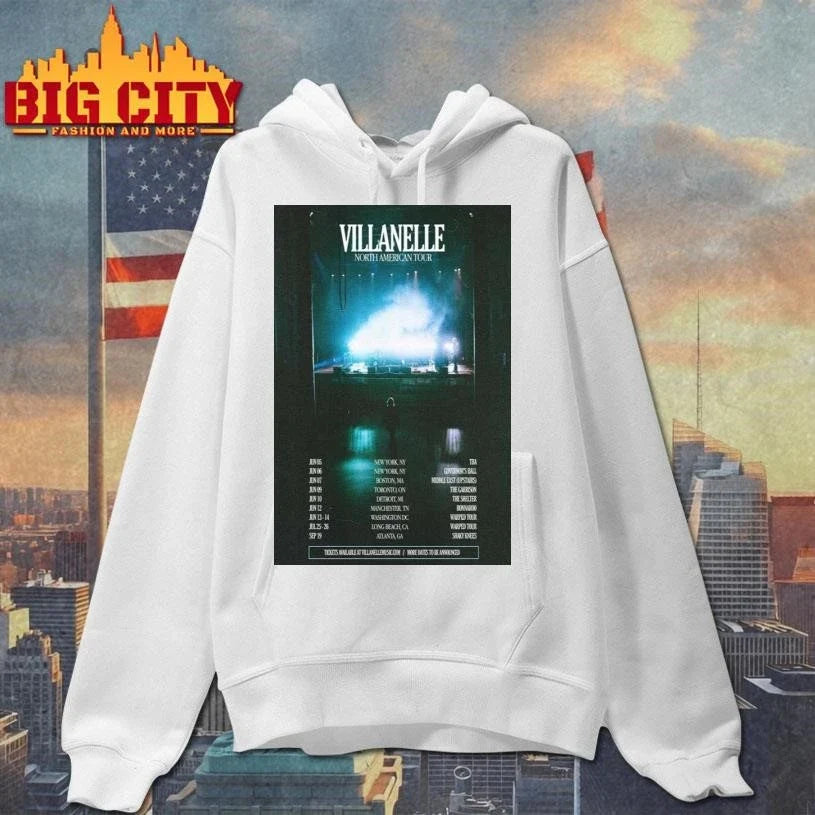 Villanelle North America Tour 2026 Poster Shirt Unisex