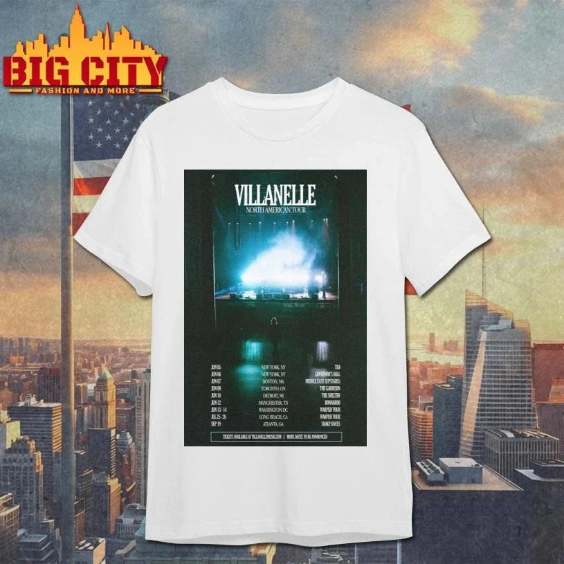 Villanelle North America Tour 2026 Poster Shirt Unisex