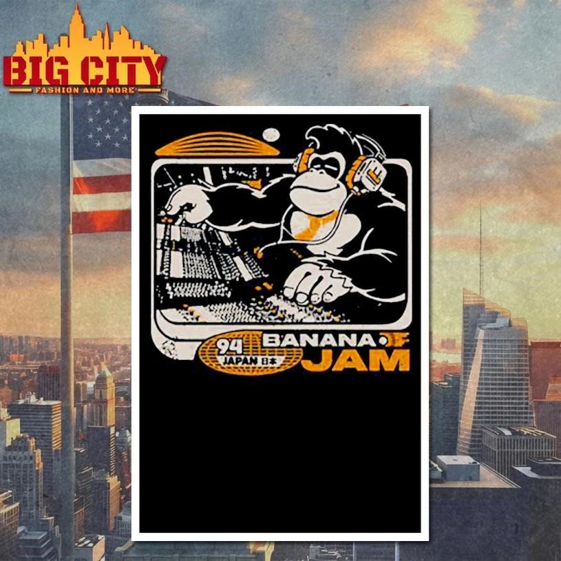 Wario64 donkey kong banana jam shirt Unisex