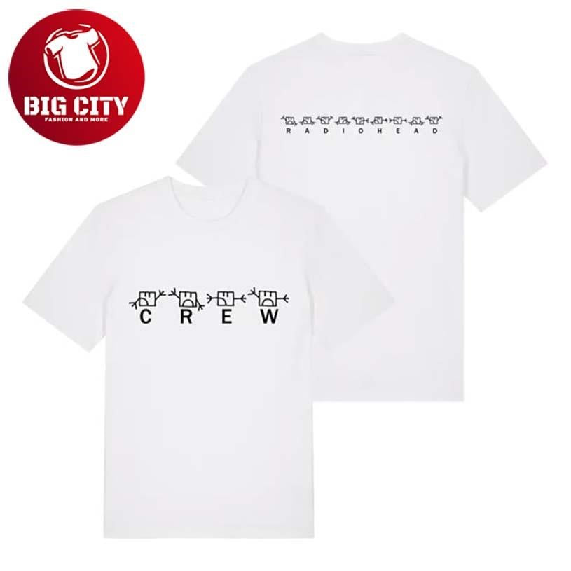 Waste Semaphore Crew White Two Sided Shirt Unisex