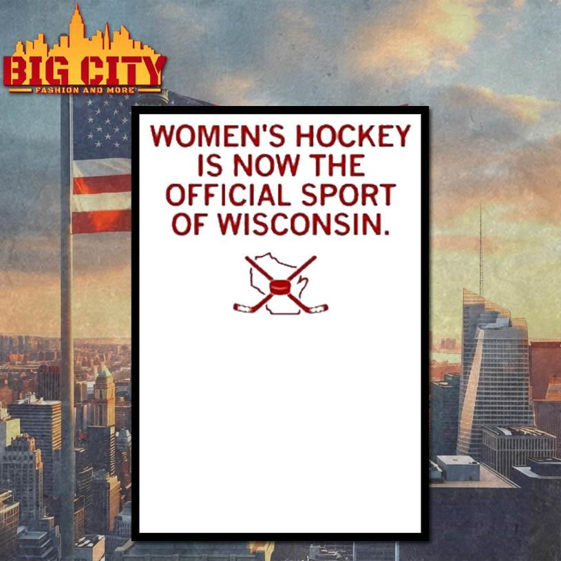 Womens Hockey Sport Of Wi Shirt Unisex