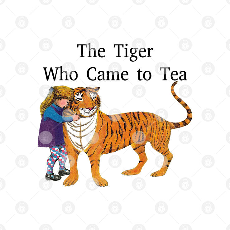 Word Book Day The Tiger Who Came To Tea T Shirt Unisex