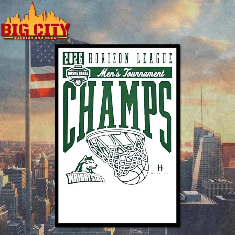 Wright State Basketball 2026 Horizon League Men’s Tournament Champions Shirt Unisex