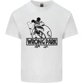 Wrong Park Funny T-Rex Dinosaur Jurrasic Mens Cotton Tee Top Unisex