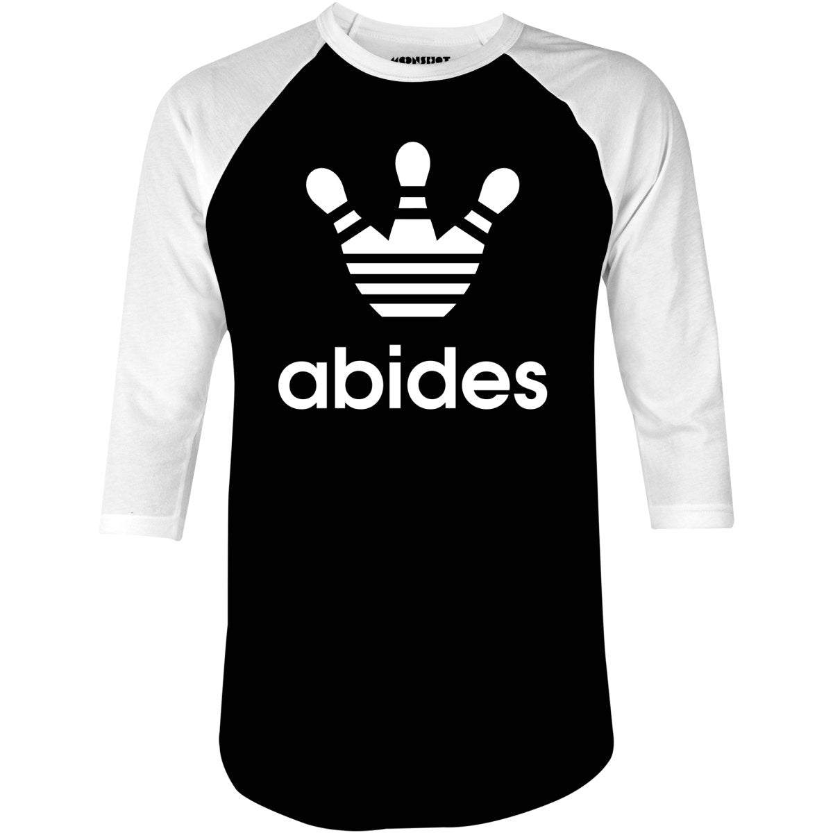 Abides Lebowski Bowling - 3/4 Sleeve Raglan